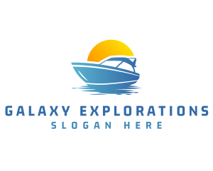 Yacht Travel Holiday logo design