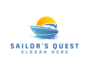 Yacht Travel Holiday logo design