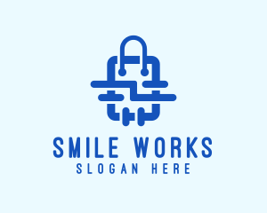 Plumbing Shopping Bag logo