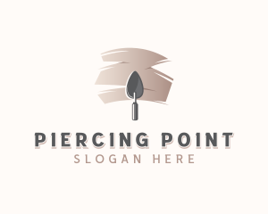 Plastering Trowel Carpentry logo design