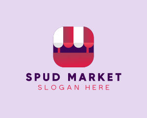 Online Market App  logo design