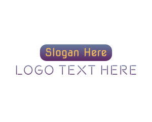 Modern Neon Wordmark logo