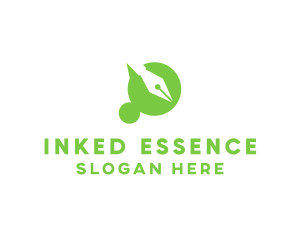 Writing Ink Pen  logo design