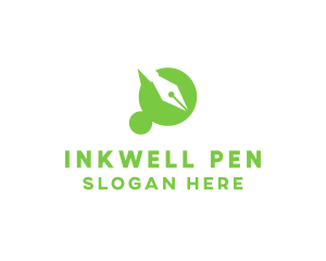 Writing Ink Pen  logo design