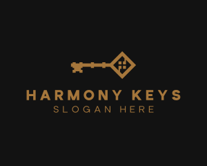 Apartment Home Key logo design