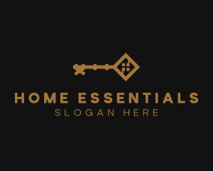 Apartment Home Key logo design