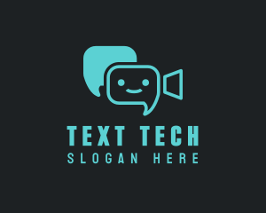 Video Chat Bot logo design