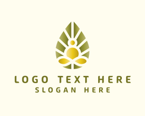 Yoga Organic Leaf logo