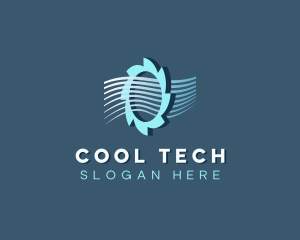 Wind Ventilation Cooling logo design