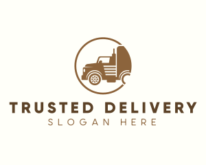 Truck Logistics Forwarding logo design