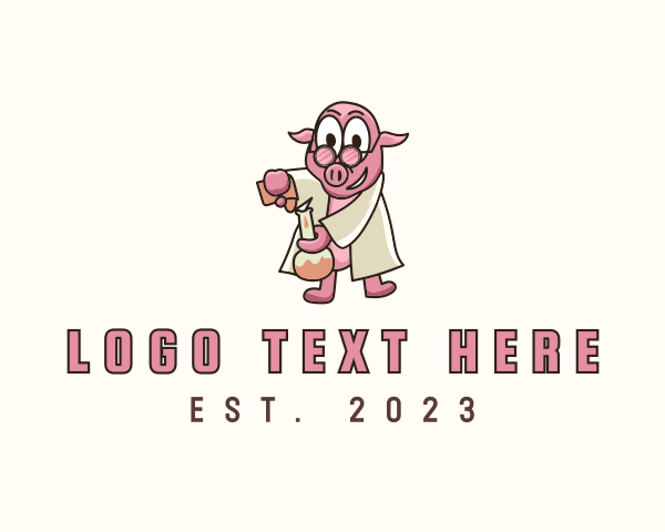 Swine logo example 3