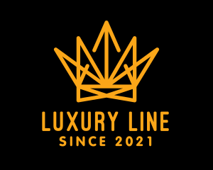 Gold Luxury Crown  logo design