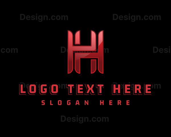 Online Gaming Letter H Logo