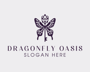 Elegant Butterfly Key Wing logo