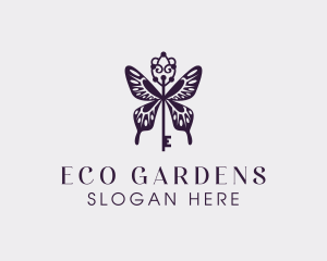 Elegant Butterfly Key Wing logo