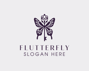 Elegant Butterfly Key Wing logo