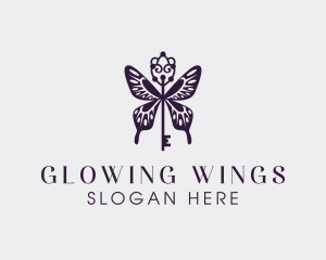 Elegant Butterfly Key Wing logo