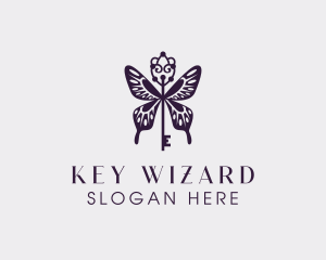 Elegant Butterfly Key Wing logo