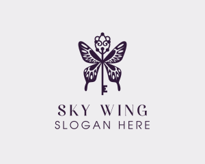 Elegant Butterfly Key Wing logo