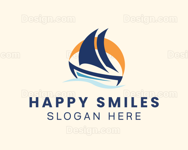 Nautical Sea Boat Logo