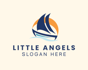 Nautical Sea Boat  logo