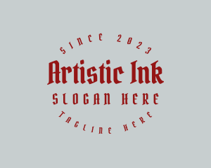 Tattoo Gothic Business logo