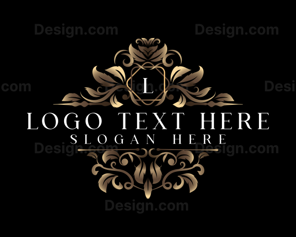 Elegant Ornamental Floral Logo