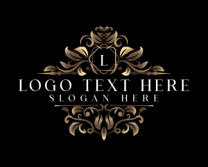 Elegant Ornamental Floral logo