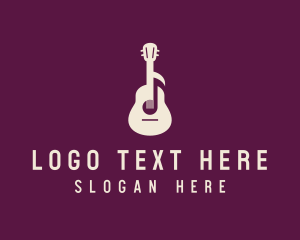 Guitar Music Note logo