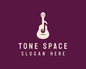 Guitar Music Note logo