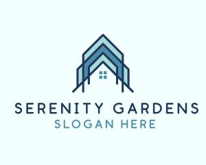 Apartment Realtor Roofing logo design