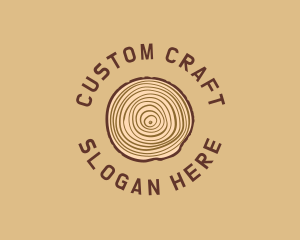 Nature Craft Wood logo design