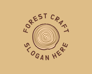 Nature Craft Wood logo design