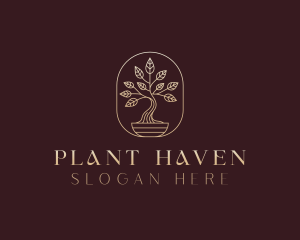 Botanical Tree Planting logo design