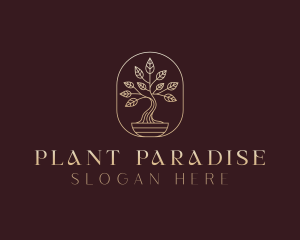 Botanical Tree Planting logo design