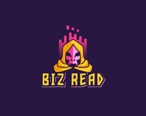 Skeleton Evil Wizard logo design