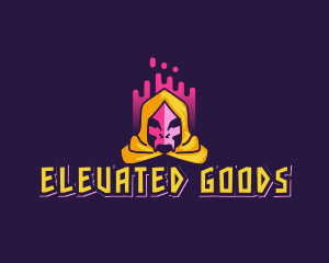 Skeleton Evil Wizard logo design