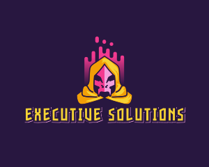 Skeleton Evil Wizard logo design