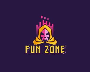 Skeleton Evil Wizard logo design