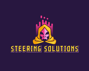 Skeleton Evil Wizard logo design