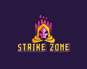 Skeleton Evil Wizard logo design