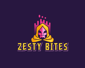 Skeleton Evil Wizard logo design