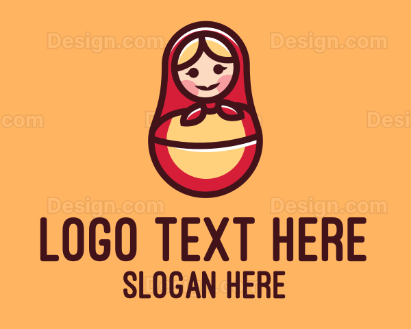 Russian Matryoshka Doll Logo