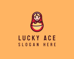 Russian Matryoshka Doll logo design