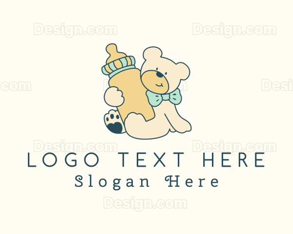 Baby Bottle Bear Logo