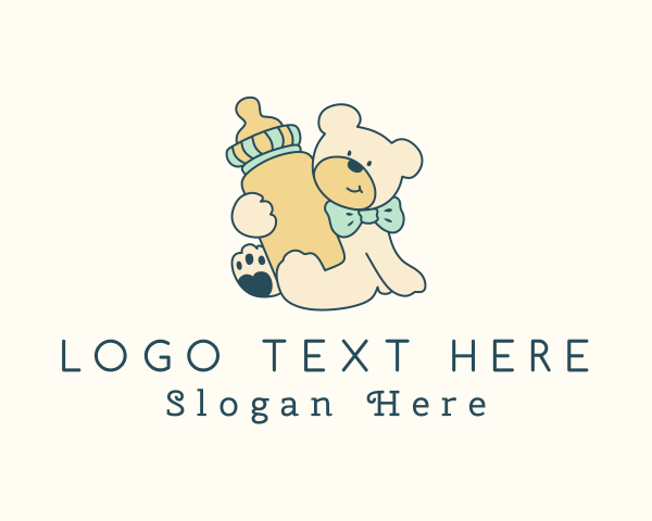 Baby Bottle logo example 1