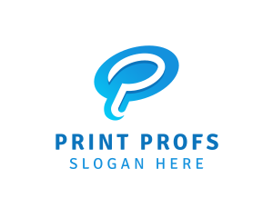 Startup Business Letter P logo design