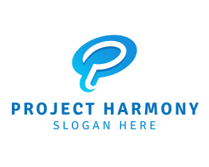 Startup Business Letter P logo