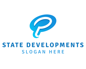 Startup Business Letter P logo design