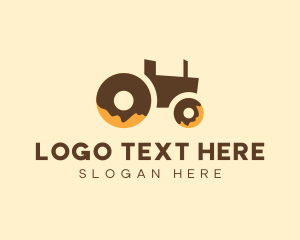 Donut Delivery Tractor logo